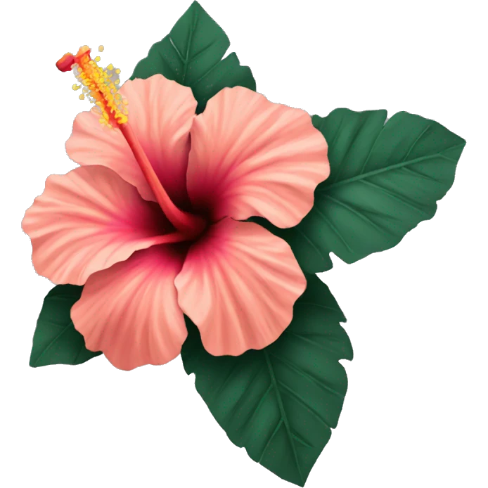 Hibiscus flower emoji