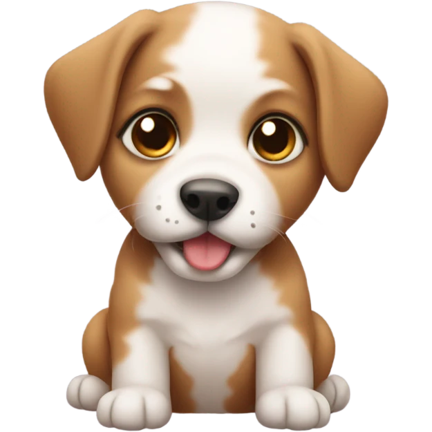 Cute puppy  emoji