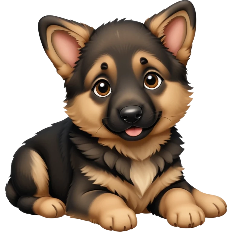 German shepherd puppy emoji