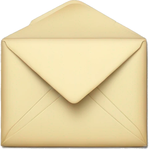 Vintage envelope emoji