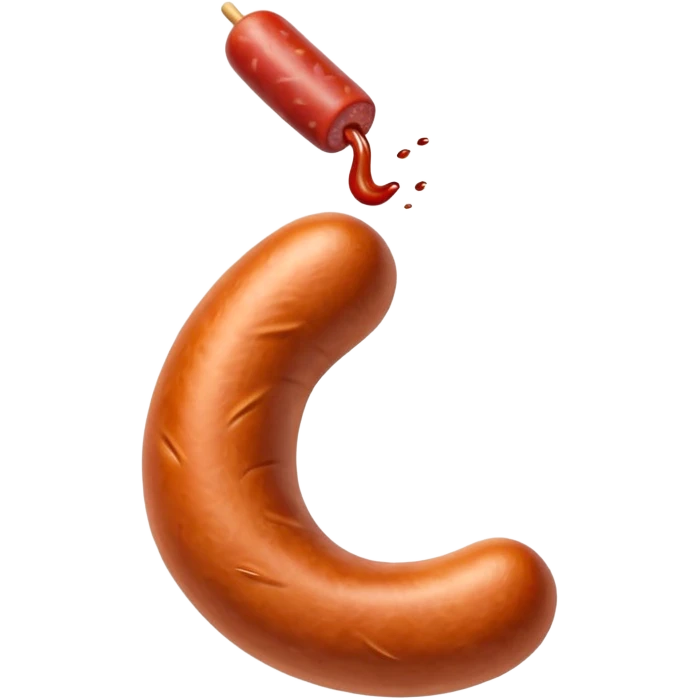Mouth on sausage emoji
