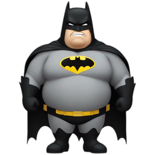 fat batman emoji