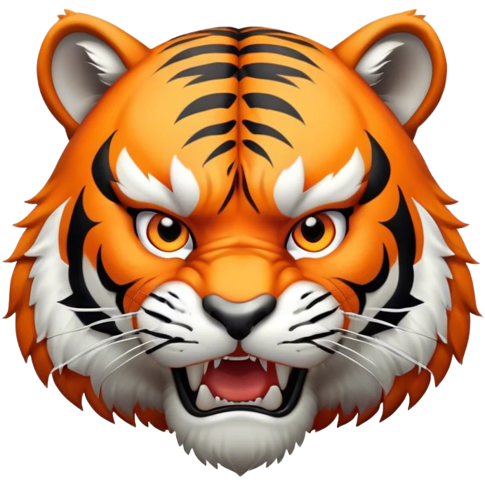 ANGRY Tiger body emoji