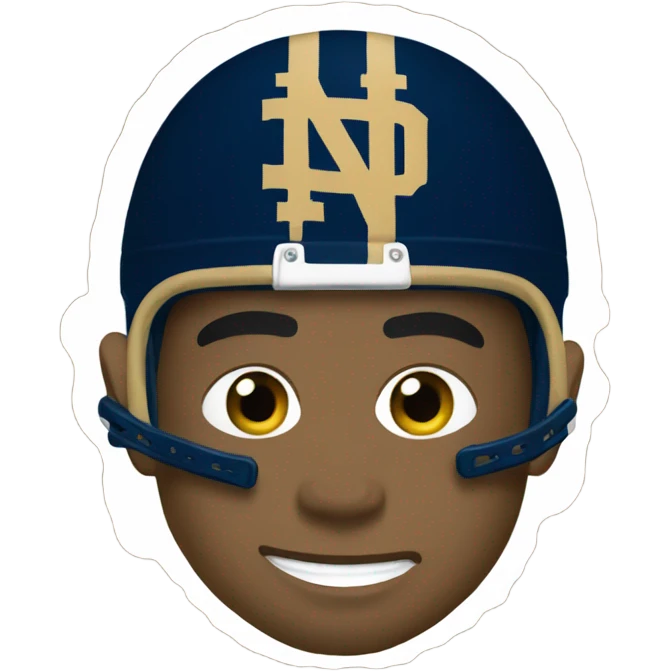 Notre dame football emoji