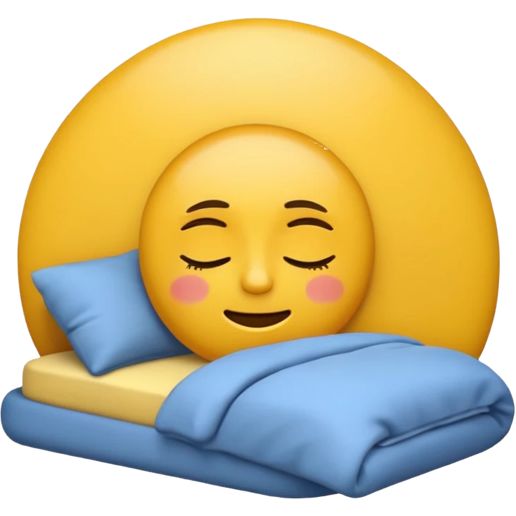 sleeping emoji with zzz above the head emoji