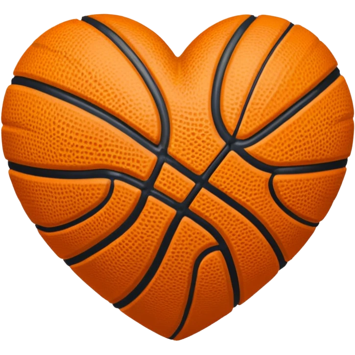 Basketball heart emoji