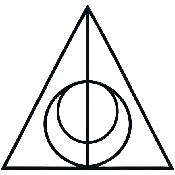 Deathly Hallows symbol emoji