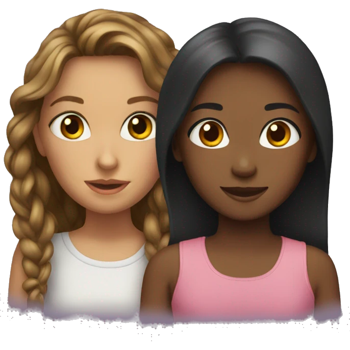 Girl and girl  emoji