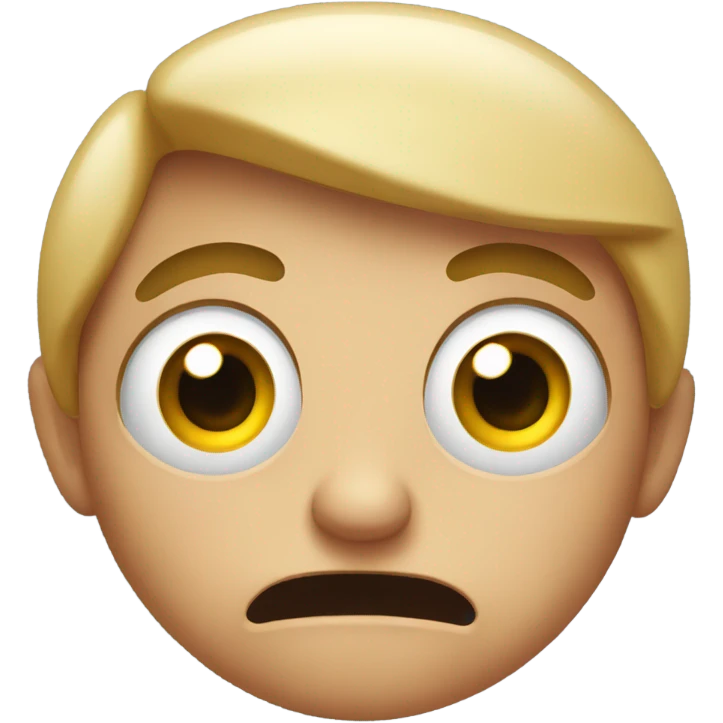 hangry with eyes big and colorful emoji