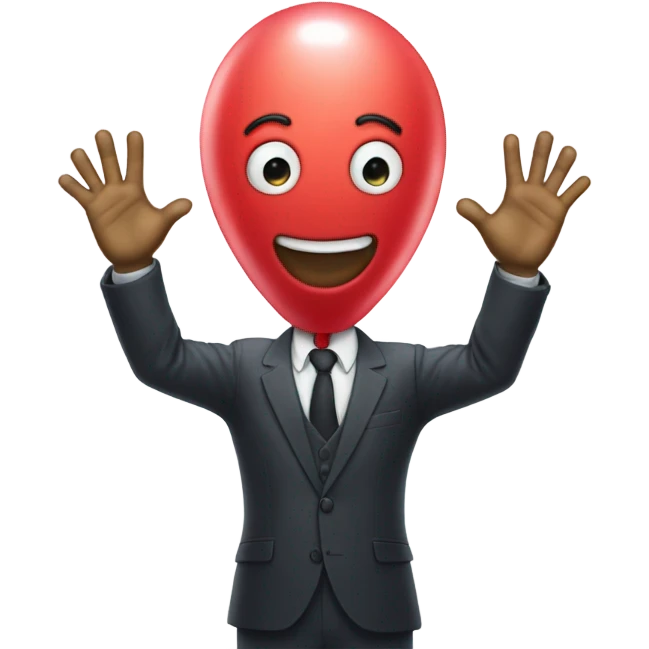 Mr. Balloon Hands emoji