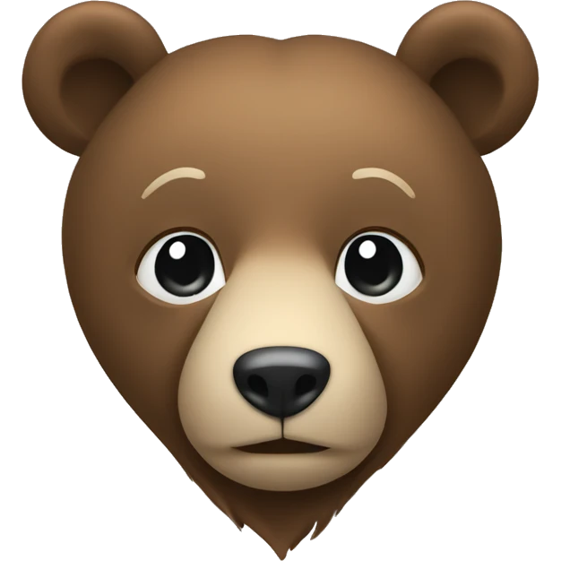 un ours avec un coeur emoji