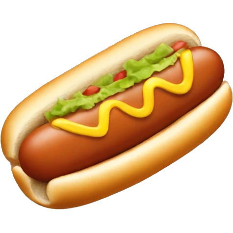 Small hotdog  emoji