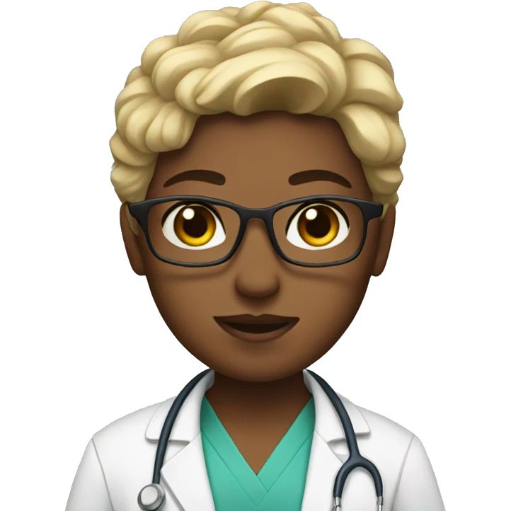 Allie as a doctor emoji