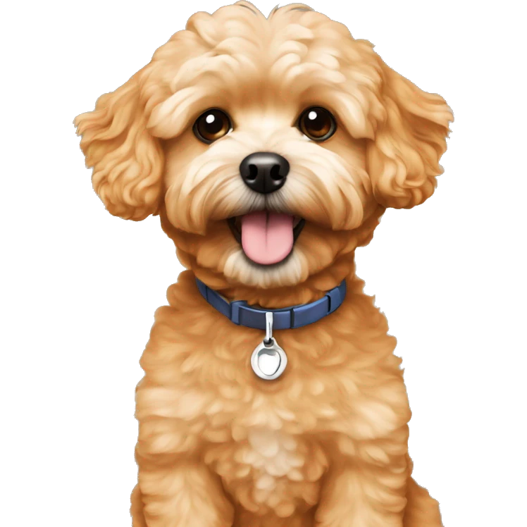 Orange maltipoo emoji
