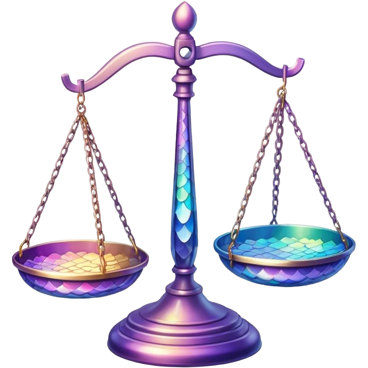 The scales emoji