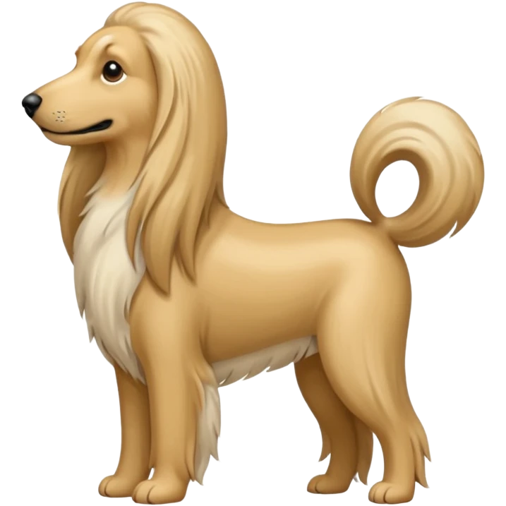 Dog afgano emoji