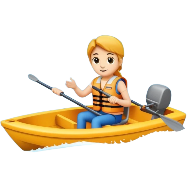 Boating on the park's lake emoji