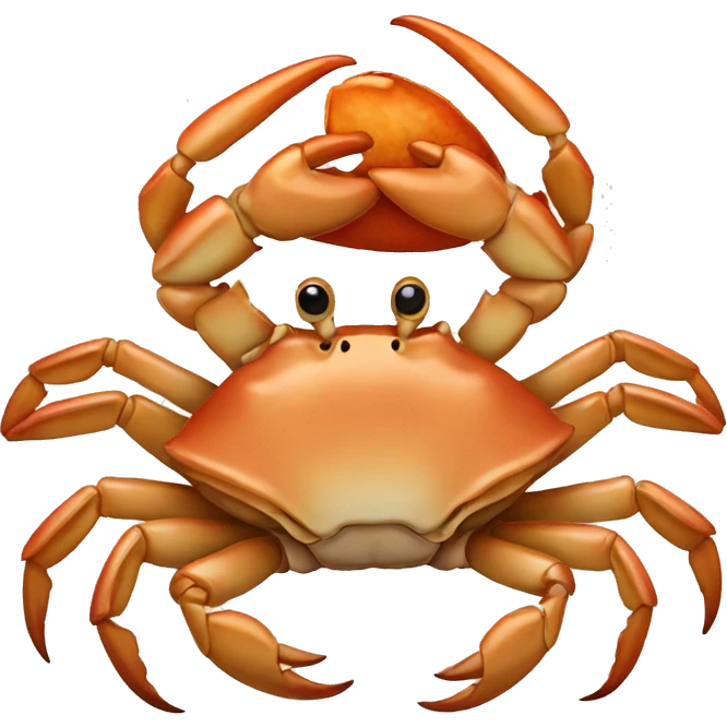 The lotus crab emoji