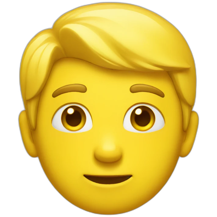Yellow character emoji