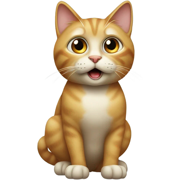 cat begging for food emoji