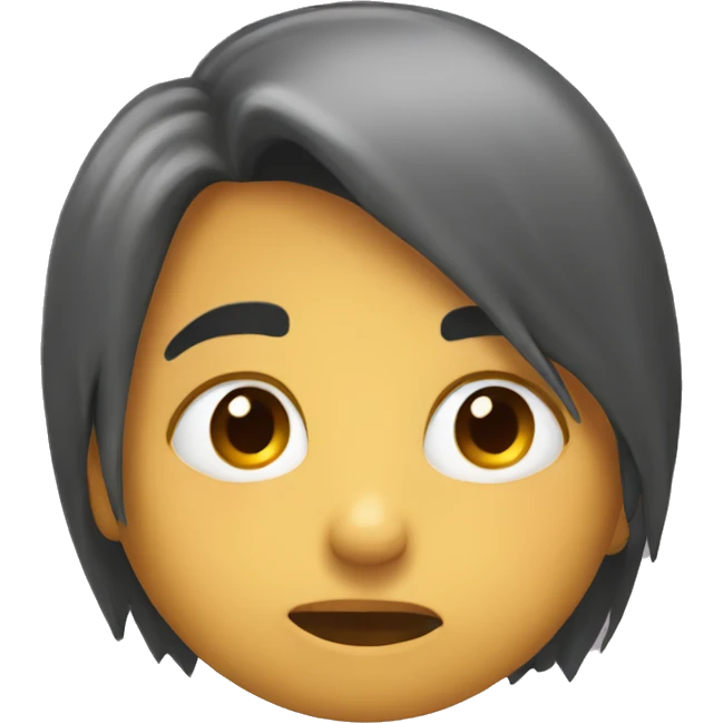Shy kissy emoji