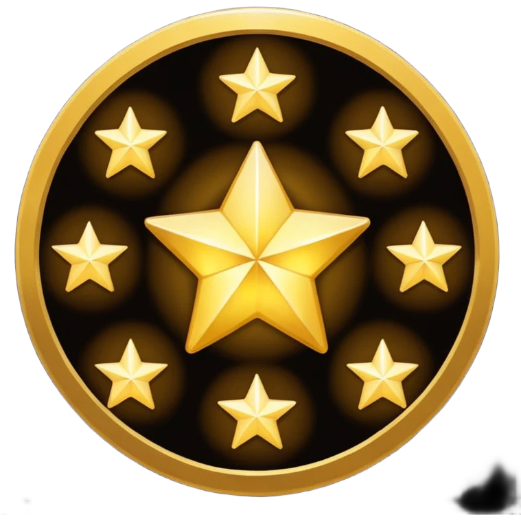 Can u make a emoji with 15 stars in a circle emoji