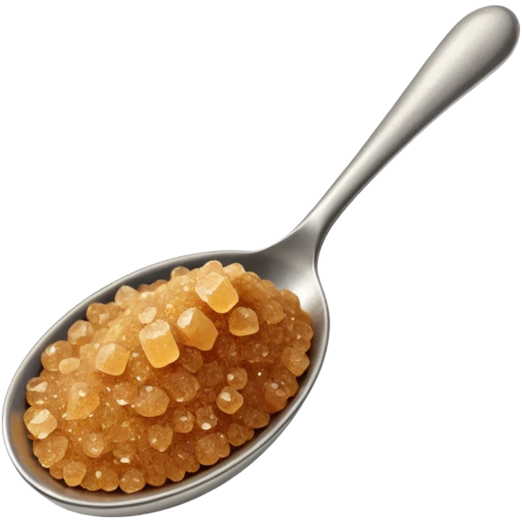 fine brown sugar on a spoon emoji