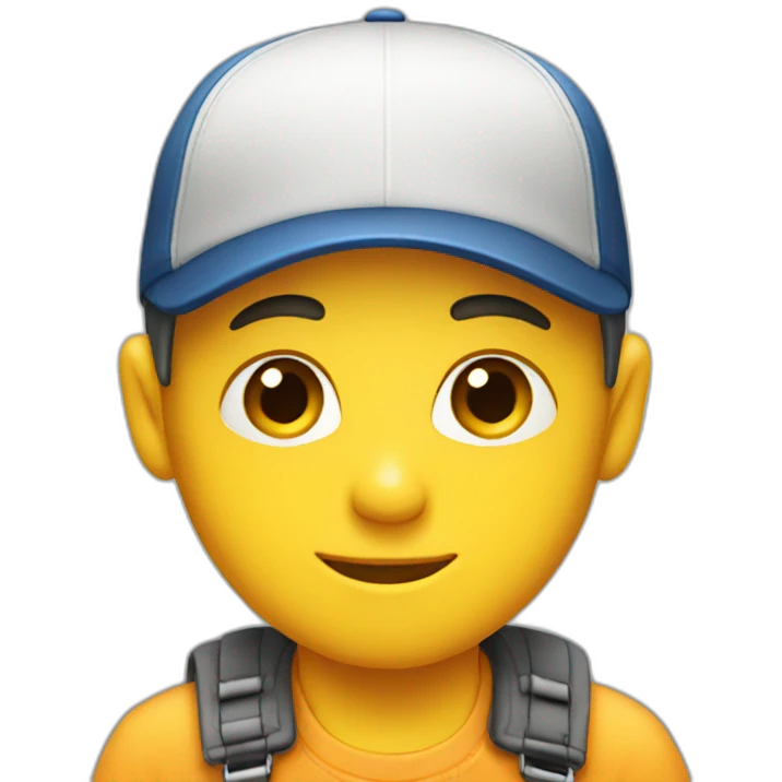 Cap boy emoji
