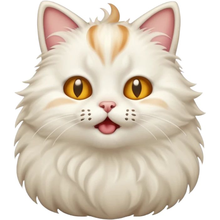 A cat farting emoji