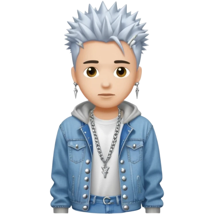 a white guy with a Y2K drip style  emoji