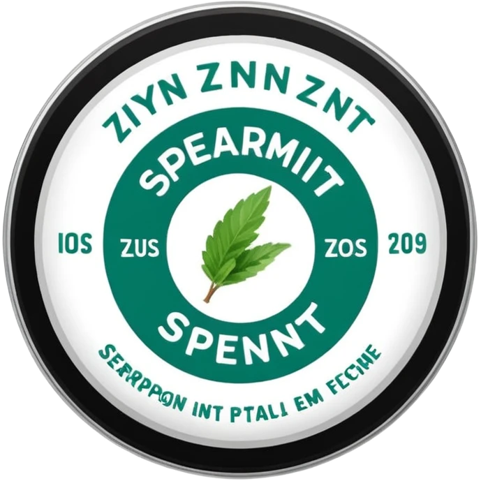 Zyn spearmint snus emoji
