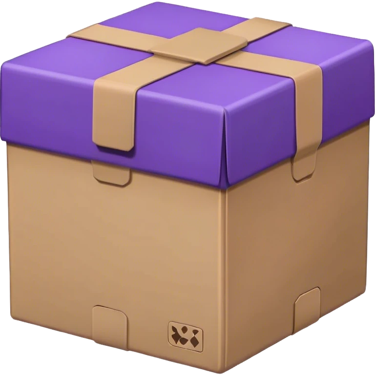 Purple box emoji