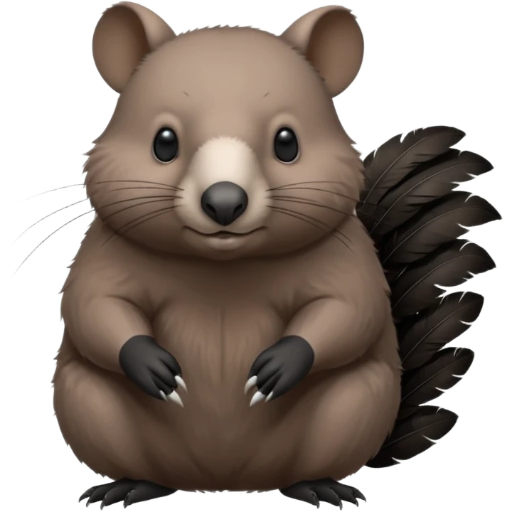 Wombat magpie emoji