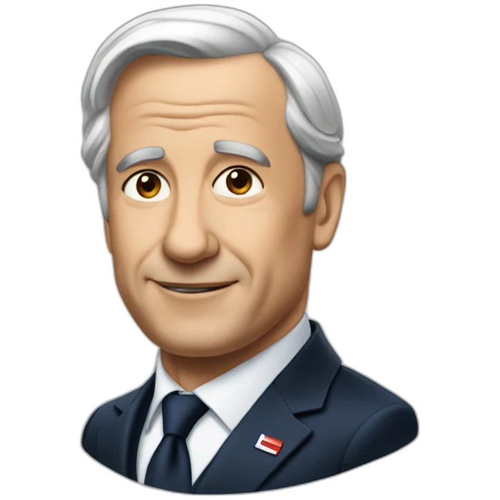 A french president emoji