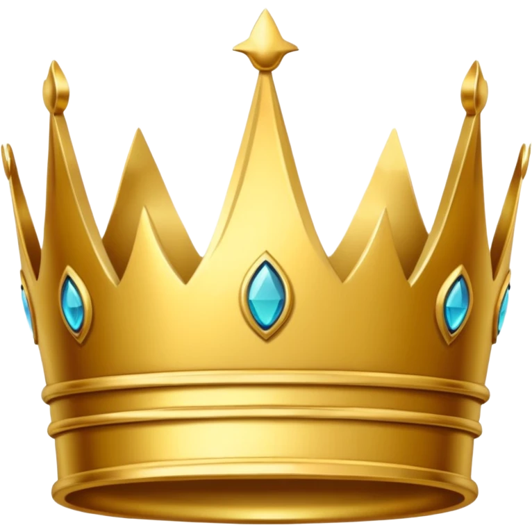 Simple Gold crown emoji