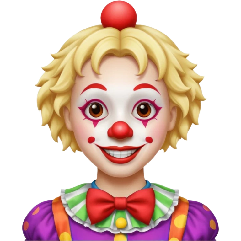 blonde clown emoji
