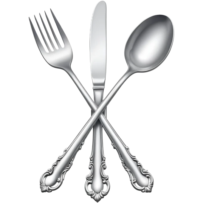 Fancy fork and spoon  emoji