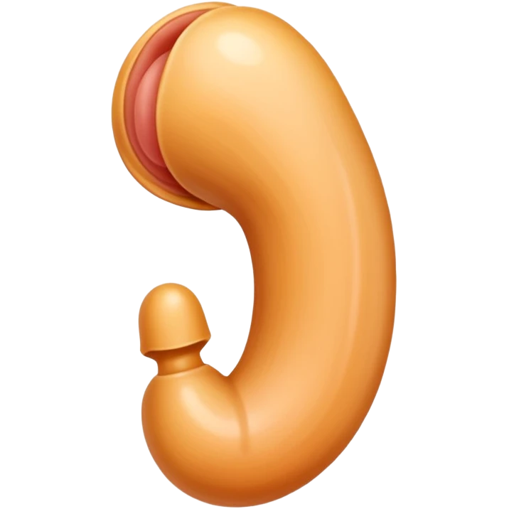 Cartoon erect Penis emoji