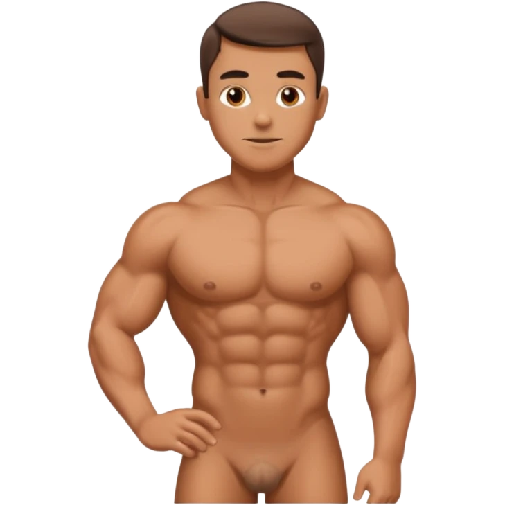 Men naked sexy emoji