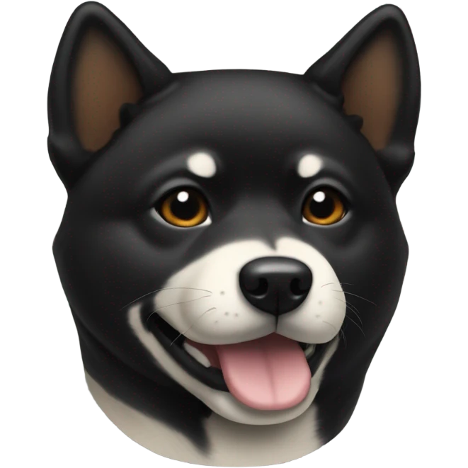Black Shiba Inu  emoji