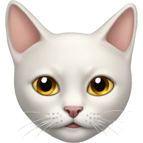 Um gato cm bone emoji