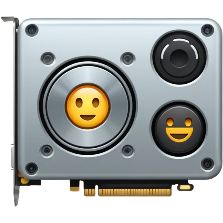 Graphic card emoji