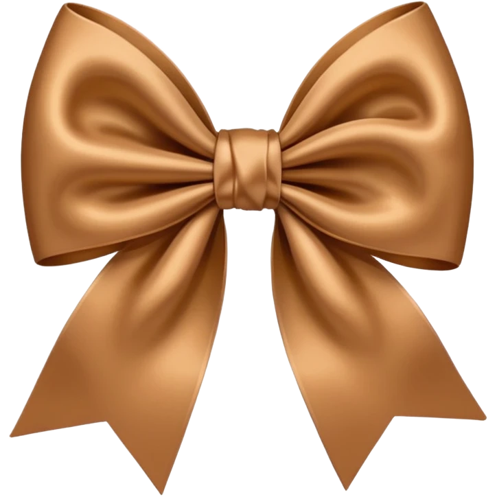 Light Brown bow emoji