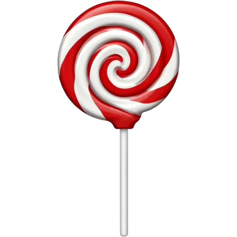 Peppermint swirl lollipop emoji