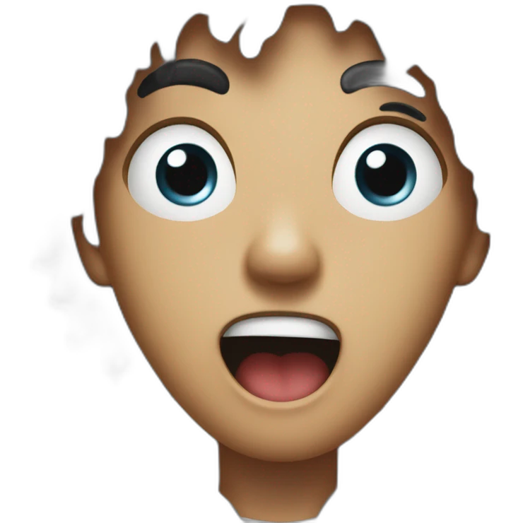 The tock shocked  emoji