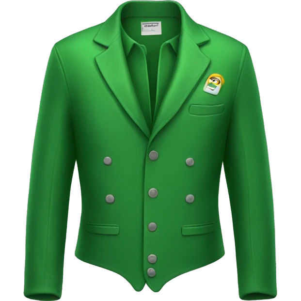 Green jacket emoji