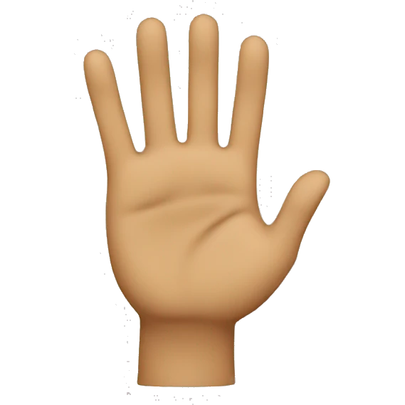waves his hand uncertainly emoji