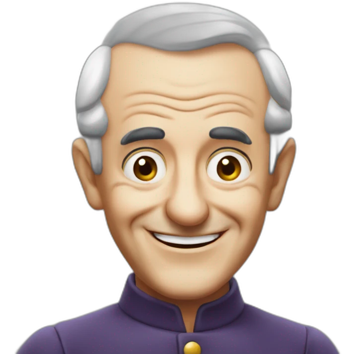 Louis de Funes qui donne des bonbon emoji