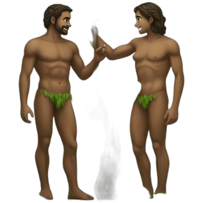 Adam and eve emoji
