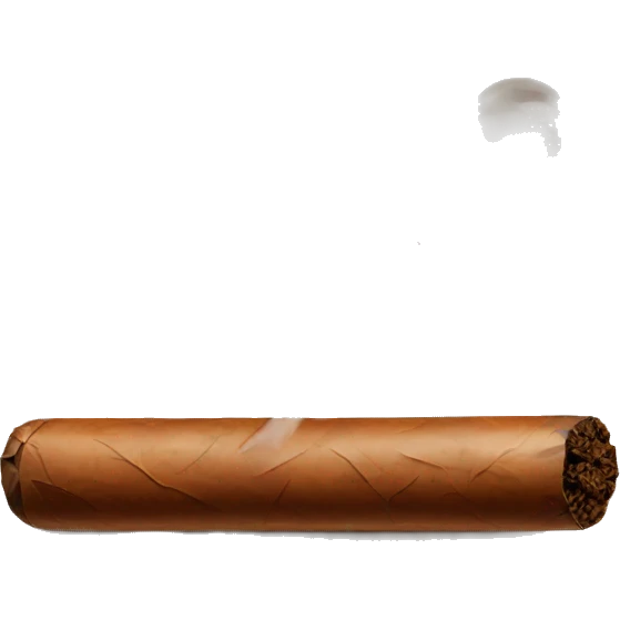 cigar with smoke emoji